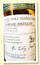 Laphroaig  21 yo 1992/2013 (50%, Hunter Laing 'Old Malt Cask' for Japan, refill barrel, 243 bottles)